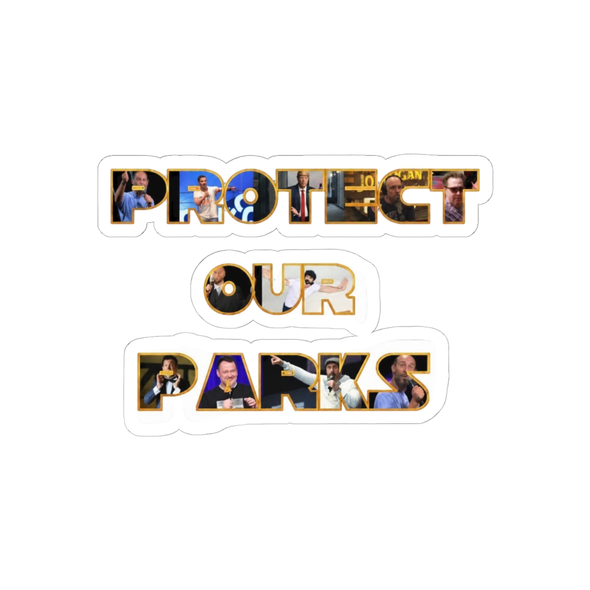 Protect Our Parks Joe Rogan Bold Sticker | Adventure Vinyl Decal